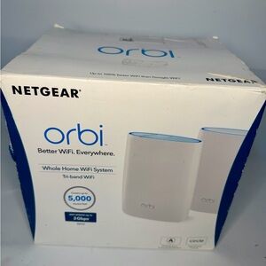 Netgear Orbi RBK50 AC3000 Tri-Band Whole Home Mesh Wi-Fi System